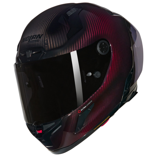 NOLAN X-804 RS FULL FACE LIQUIDO RED TINT CARBON M