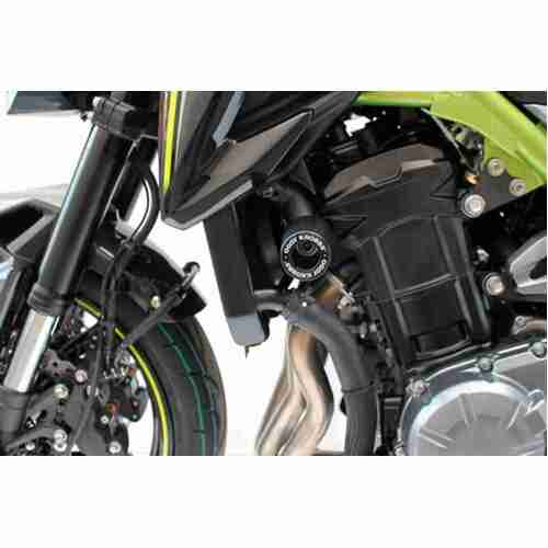 OGGY KNOBBS FRAME SLIDERS BLACK - KAWASAKI Z900 '17-23