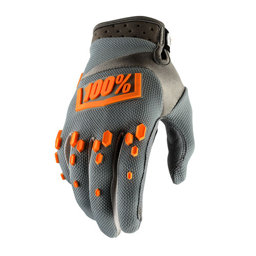 100% AIRMATIC GLOVES GREY M