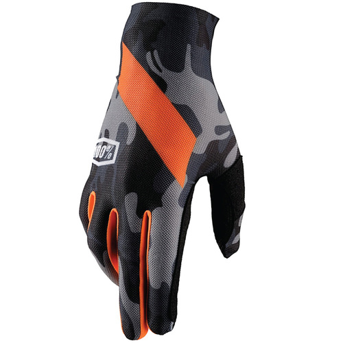 100% CELIUM GLOVES BLACK CAMO S