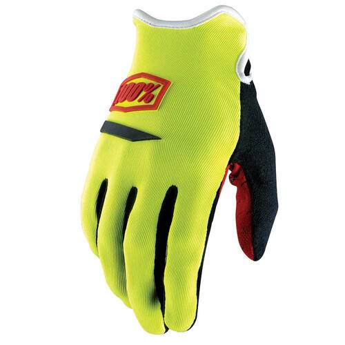 100% RIDECAMP GLOVES NEON YELLOW S