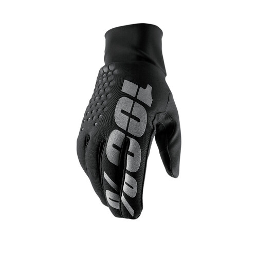 100% BRISKER HYDROMATIC GLOVES BLACK S