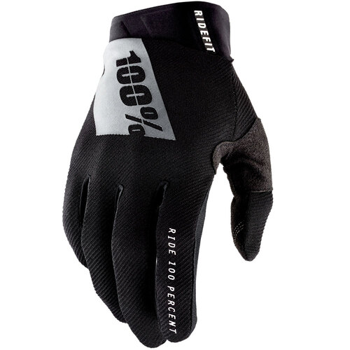100% RIDEFIT GLOVES BLACK S