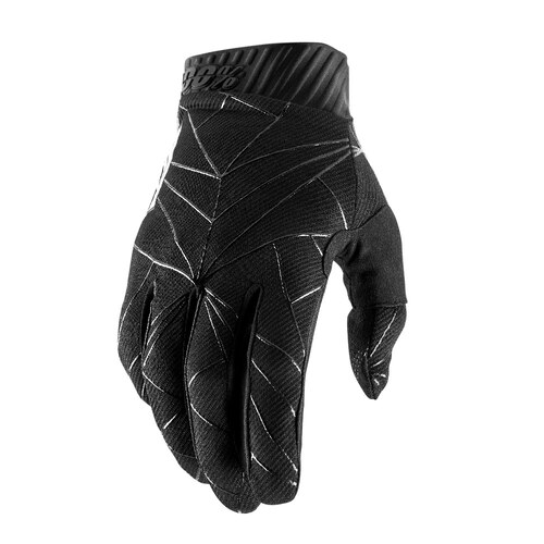 100% RIDEFIT GLOVE BLACK WHITE XL