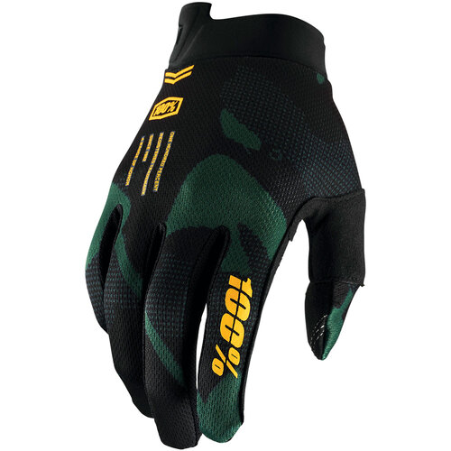 100% ITRACK SENTINEL GLOVES BLACK S