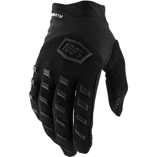 100% AIRMATIC YOUTH GLOVES BLACK CHARCOAL S