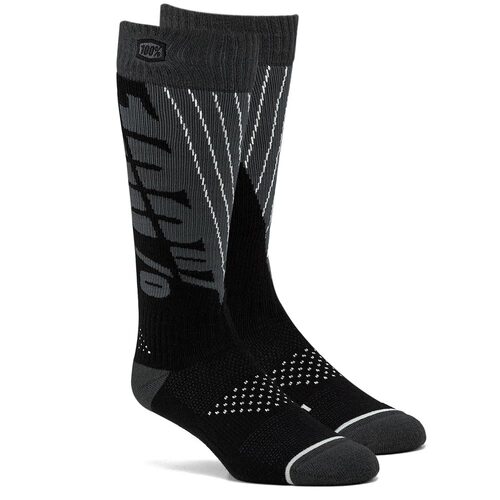 100% Torque Comfort Black/Steel Grey Stocks S/M