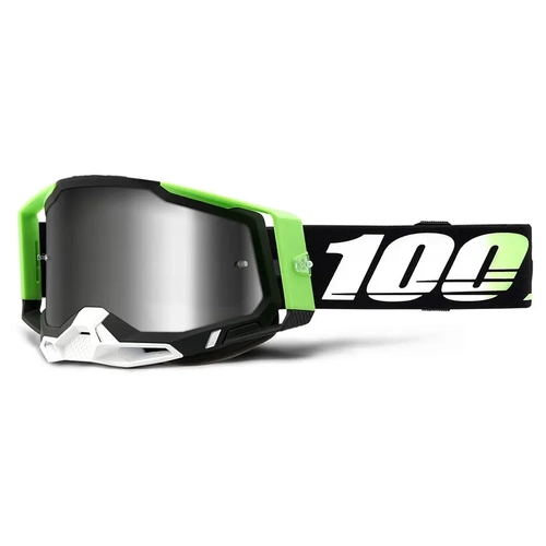 100% RACECRAFT2 GOGGLE KALKUTA MIRROR SILVER LENS