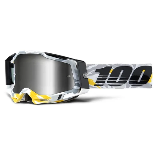 100% RACECRAFT2 GOGGLE KORB MIRROR SILVER LENS