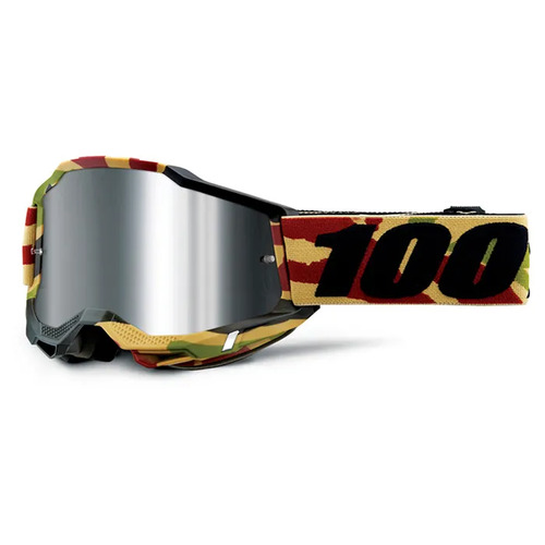 100% ACCURI 2 GOGGLE MISSION W/ MIRROR SILVER LENS