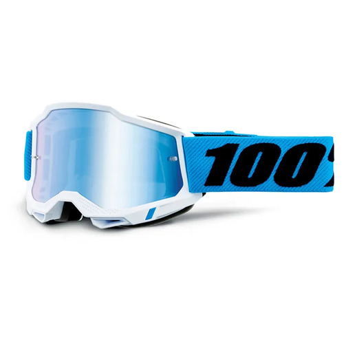 100% ACCURI 2 GOGGLE NOVEL W/ MIRROR BLUE LENS
