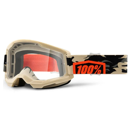 100% STRATA 2 GOGGLE KOMBAT