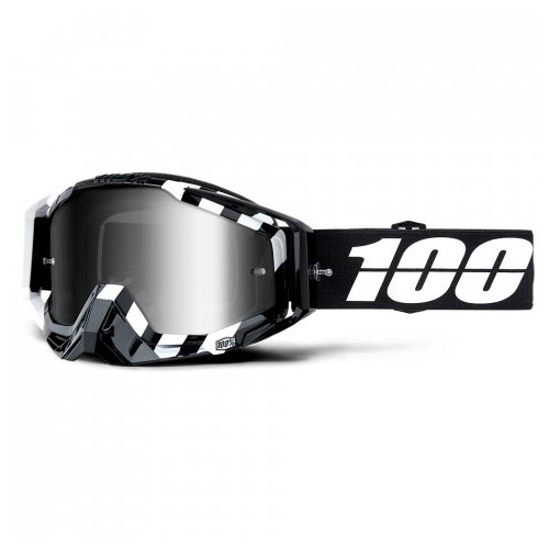 100% RACECRAFT GOGGLE ALTA MIRROR SILVER LENS