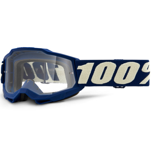 100% Accuri2 Youth Goggle Deepmarine Clear Lens