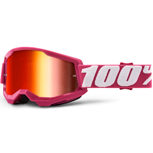 100% Strata2 Goggle Fletcher Mirror Red Lens