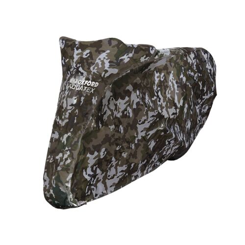 OXFORD AQUATEX BIKE COVER CAMO S