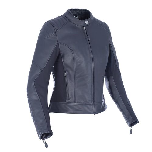 Oxford Ladies Beckley Leather Jacket - Black (14)