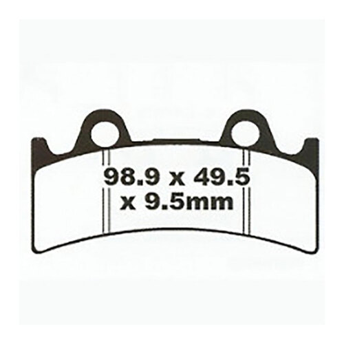 Premier Brake Pads P Organic Standard - P121