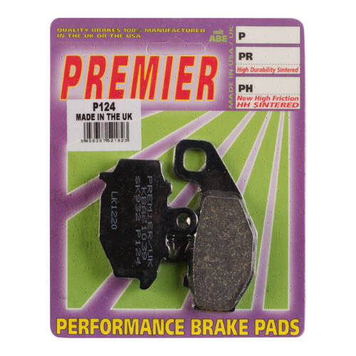 Premier Brake Pads P Organic Standard - P124