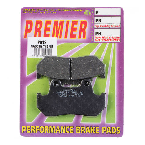 Premier Brake Pads P Organic Standard - P19