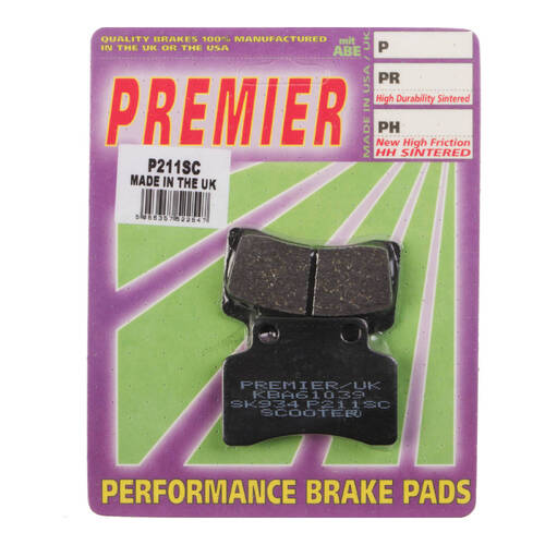 Premier Brake Pads P Organic Standard - P211