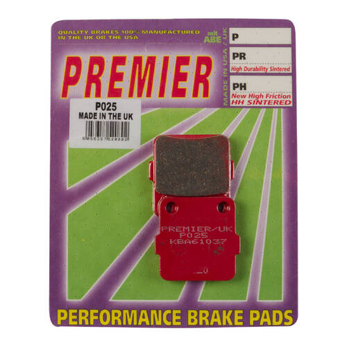 Premier Brake Pads P Organic Standard - P25