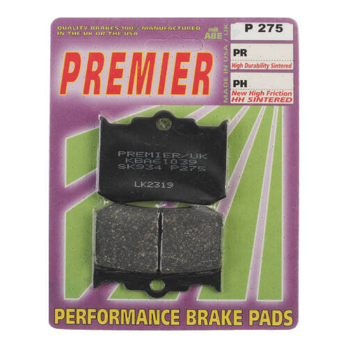 Premier Brake Pads P Organic Standard - P275