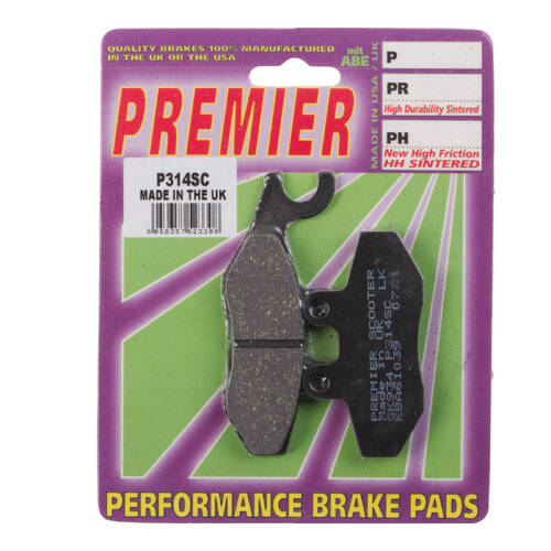 Premier Brake Pads P Organic Standard - P314