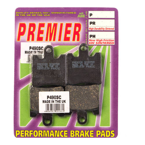 Premier Brake Pads P-SC Organic Scooter - P490SC