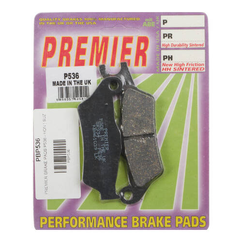 Premier Brake Pads P Organic Standard - P536