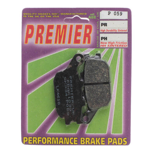 Premier Brake Pads P Organic Standard - P59