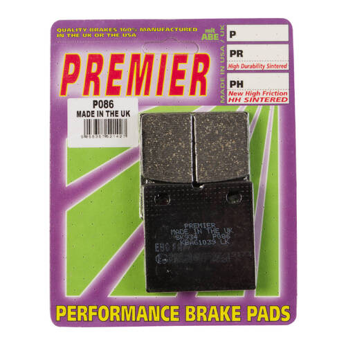 Premier Brake Pads P Organic Standard - P86