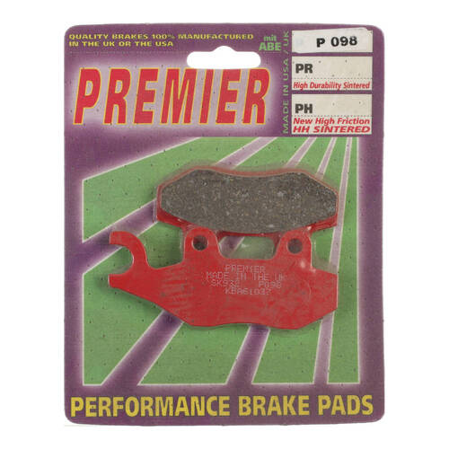 Premier Brake Pads P Organic Standard - P98
