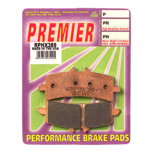 Premier Brake Pads RPHX Sintered Racing Only - PHRX389