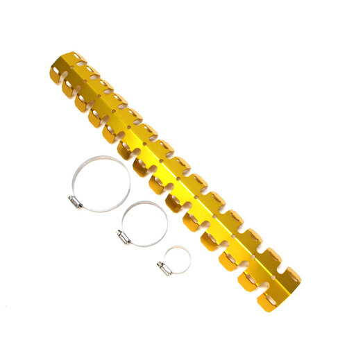 WHITES HEAD PIPE GUARD W/CLAMP - GOLD