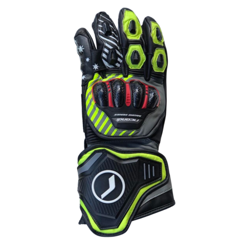 RICONDI RACING SERIES GLOVES GREY NEON YELLOW XXS