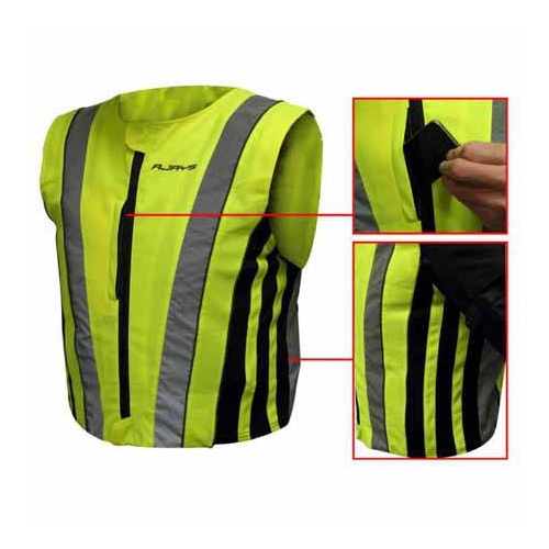 RJAYS PREMIUM SAFETY VEST - HI VIZ YELLOW S