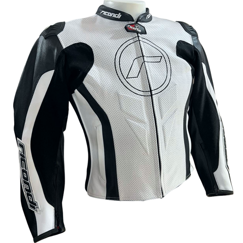 RICONDI LADIES GP EVO JACKET WHITE BLACK 16