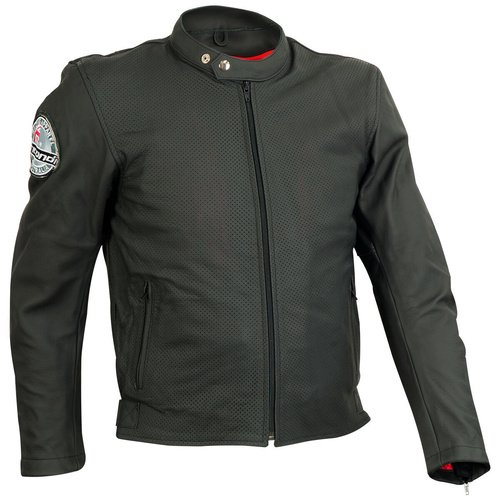 RICONDI THE PALMERSTON SUMMER LEATHER JACKET BLACK XS (48)