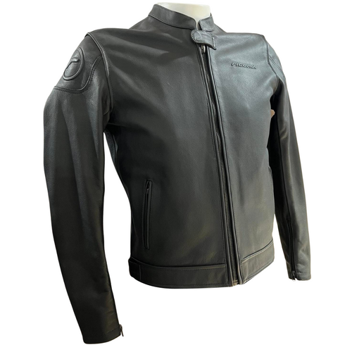 RICONDI ROADSTER CLASSIC LEATHER JACKET BLACK 5XL (64)