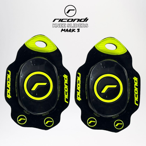 RICONDI KNEE SLIDERS MARK 3 - BLACK YELLOW