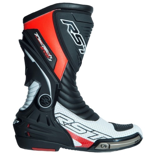 RST TRACTECH EVO III CE SPORT BOOT FLURO RED WHITE 43