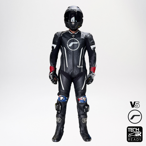 RICONDI RACING SERIES V5 SUIT BLACK WHITE 4XL (62)