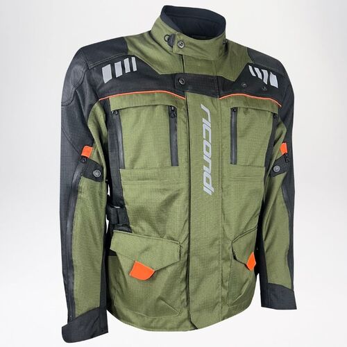 RICONDI ADVENTURE LITE JACKET OLIVE BLACK ORANGE XS
