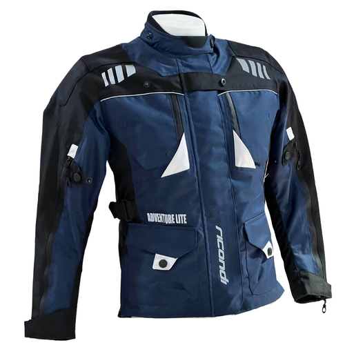 RICONDI LADIES ADVENTURE LITE JACKET BLACK NAVY WHITE 6
