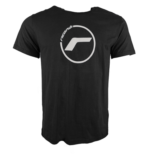 RICONDI MENS T-SHIRT BLACK XS