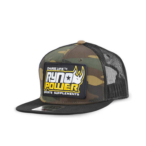RYNO POWER MESH SNAPBACK HAT CAMO