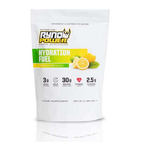 RYNO POWER HYDRATION FUEL POWDER LEMON LIME 907g