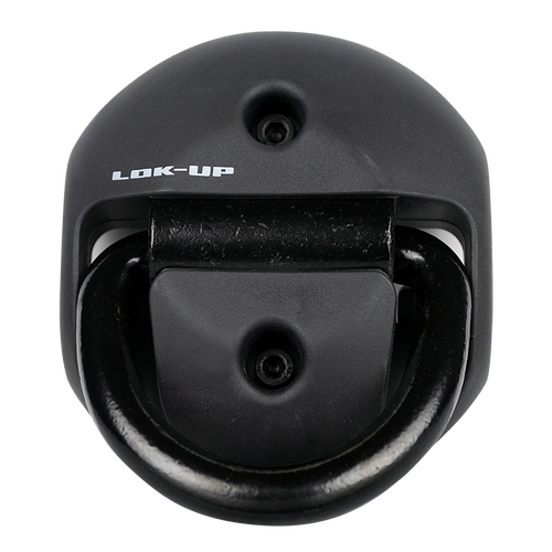 LOK-UP HEAVY DUTY FLOOR MOUNT 75MM - BLACK 