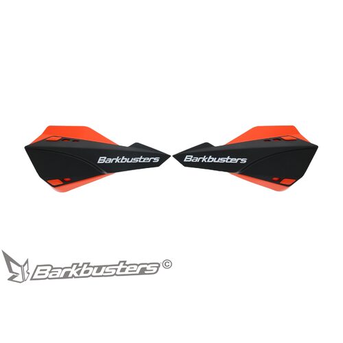 BARKBUSTERS SABRE MX/ENDURO HANDGUARD - BLACK ORANGE (WITH WIND DEFLECTORS)